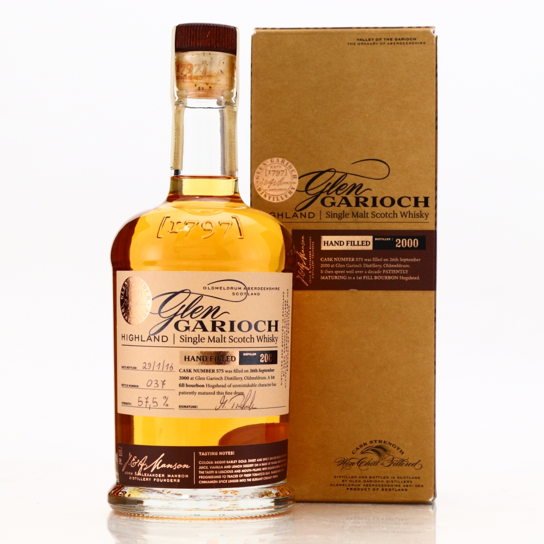 Glen Garioch 2000 Hand Filled Cask #575 / 1st Fill Bourbon