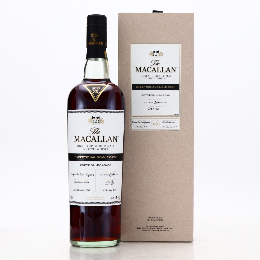 Macallan 2004 Exceptional Cask #11648-08 / 2017 Release