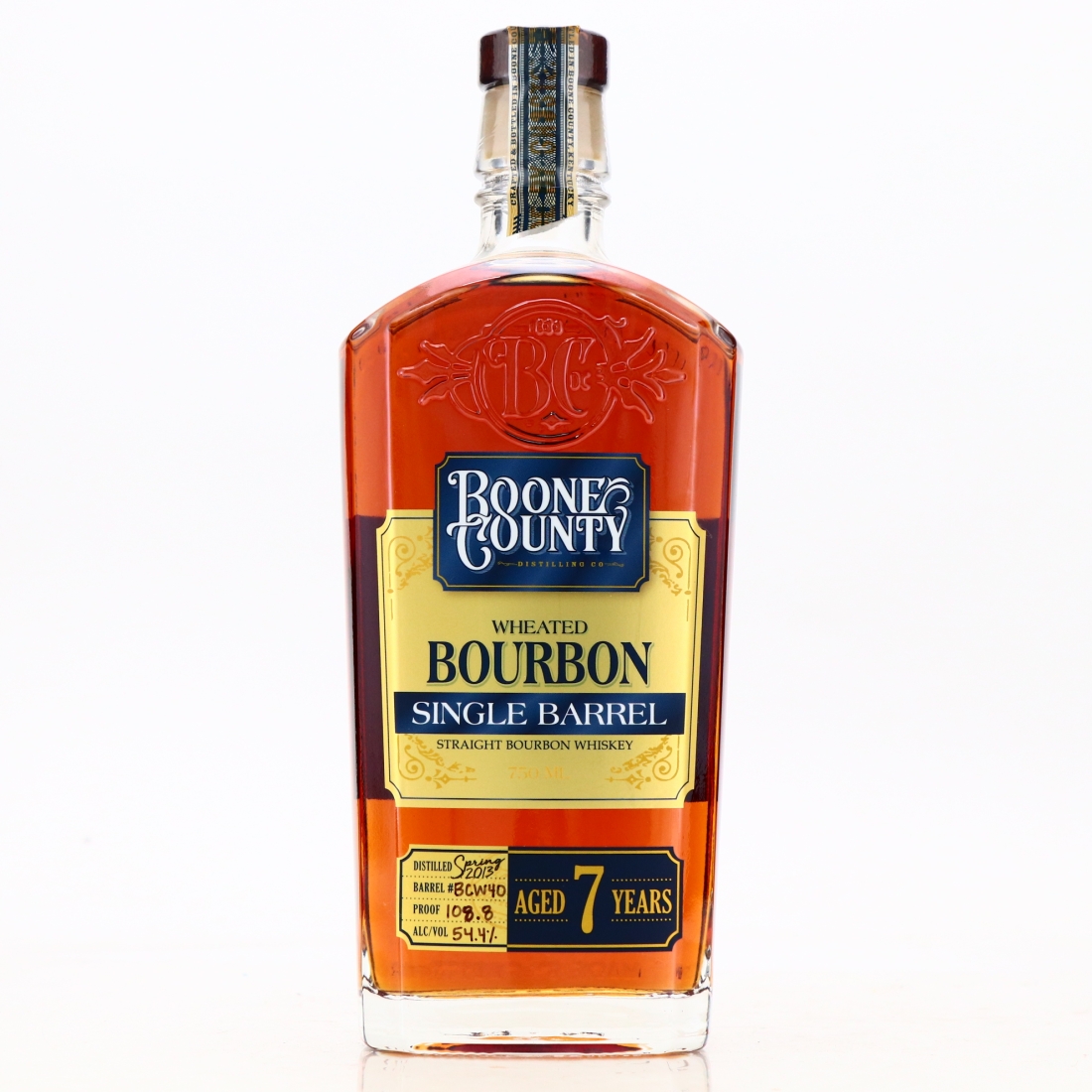 Boone County 2013 Single Barrel 7 Year Old Wheated Bourbon