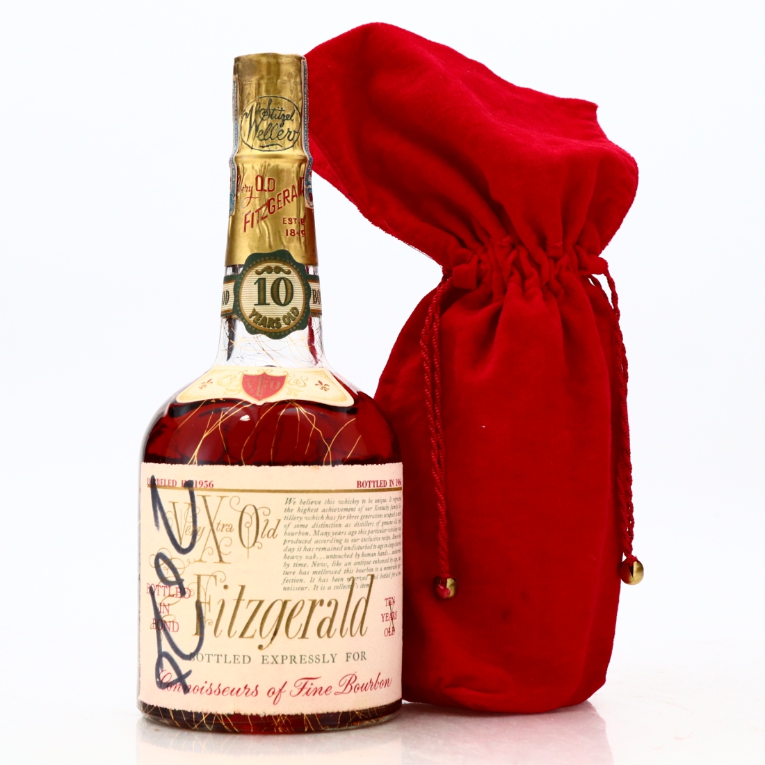 Very Xtra Old Fitzgerald 1956 Bottled in Bond 10 Year Old 90 Proof / Stitzel-Weller