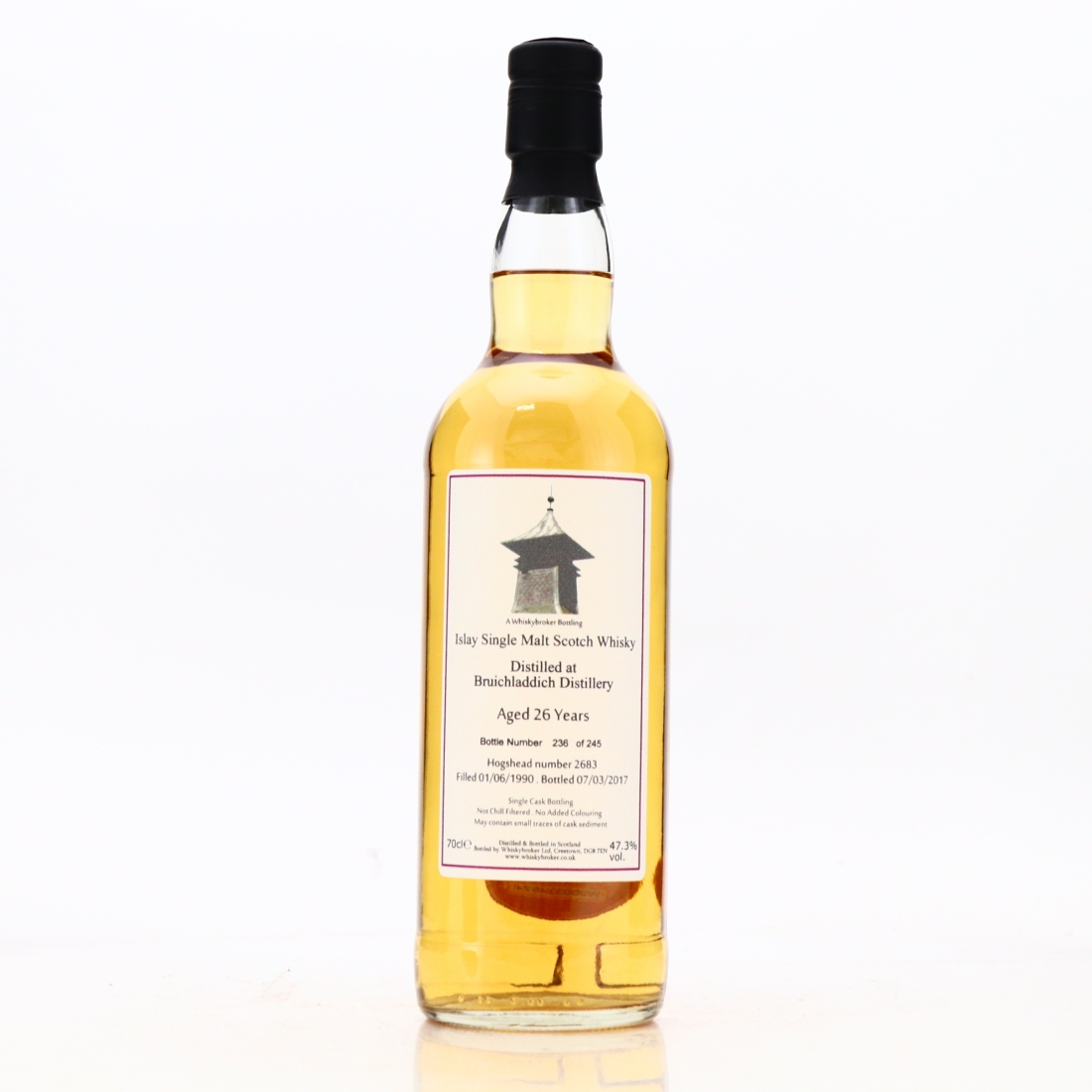 Bruichladdich 1990 Whisky Broker 26 Year Old
