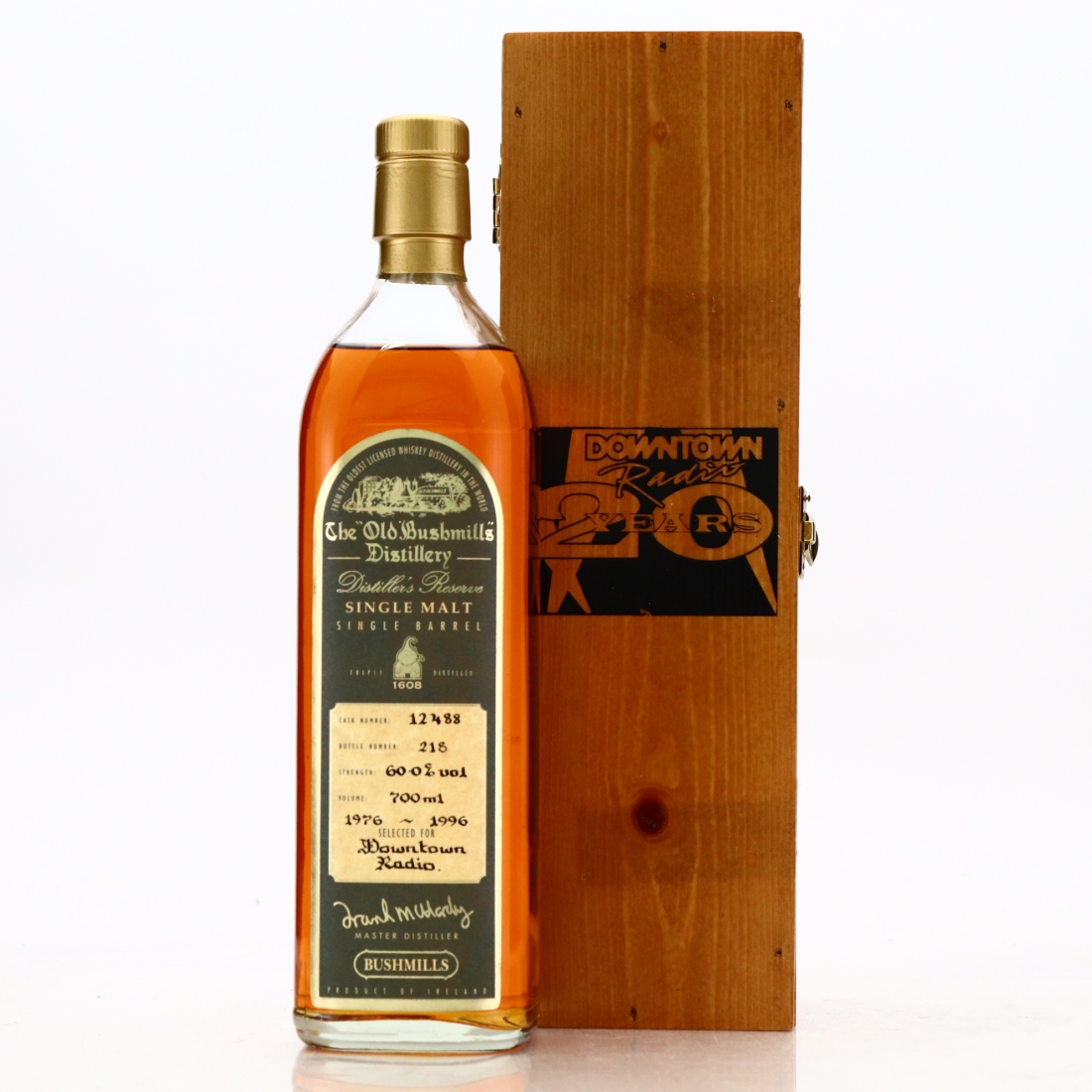 Bushmills 1976 Single Barrel #12488 Downtown Radio