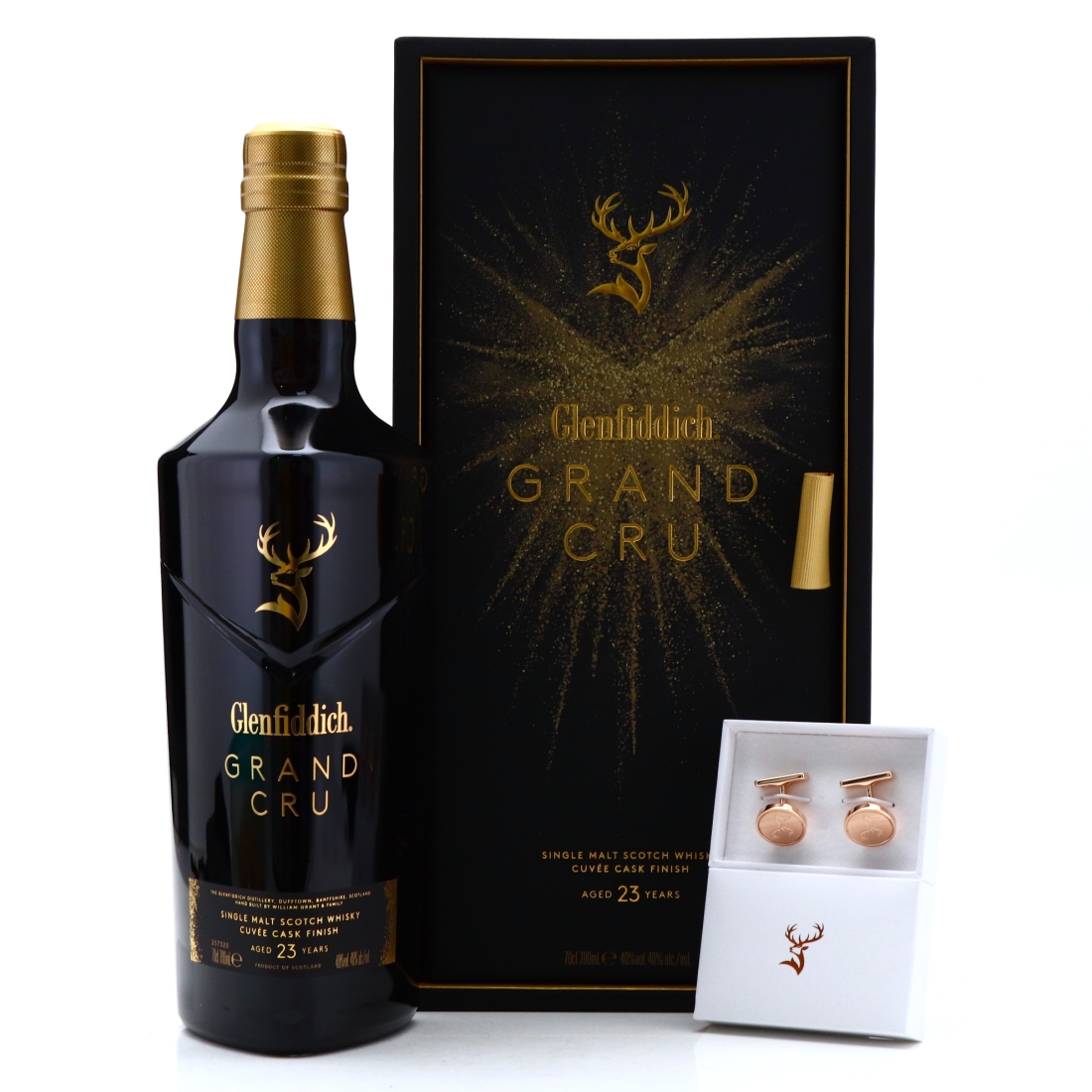Glenfiddich 23 Year Old Grand Cru / Includes Cufflinks