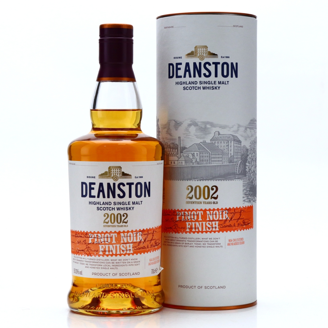 Deanston 2002 Pinot Noir Finish 16 Year Old