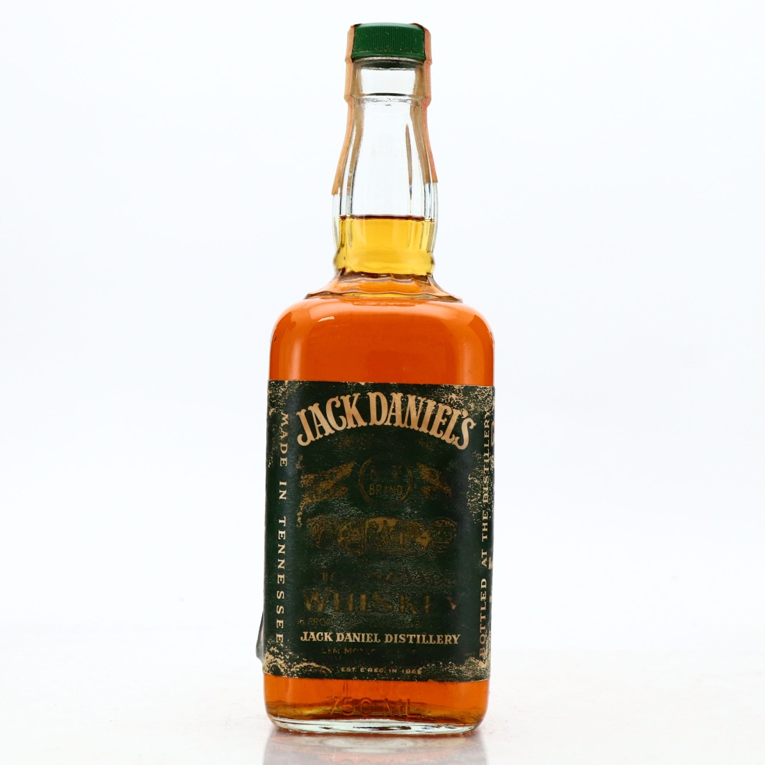 Jack Daniel's Old No.7 Green Label 80 Proof 1982