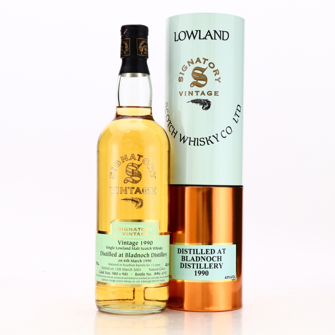 Bladnoch 2003 Signatory Vintage 13 Year Old