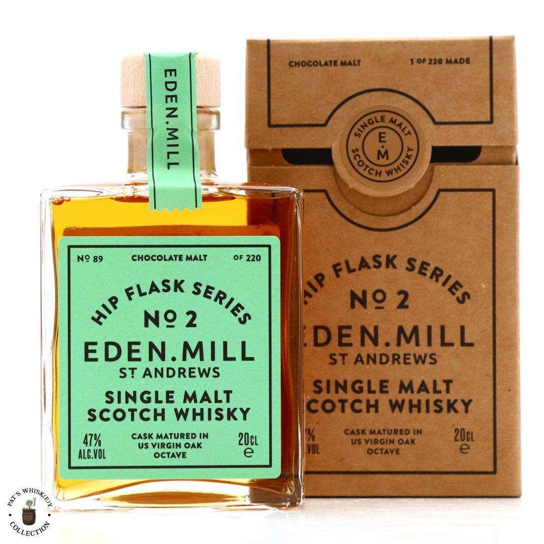 Eden Mill Hip Flask Series No.2 20cl / Chocolate Malt, US Virgin Octave