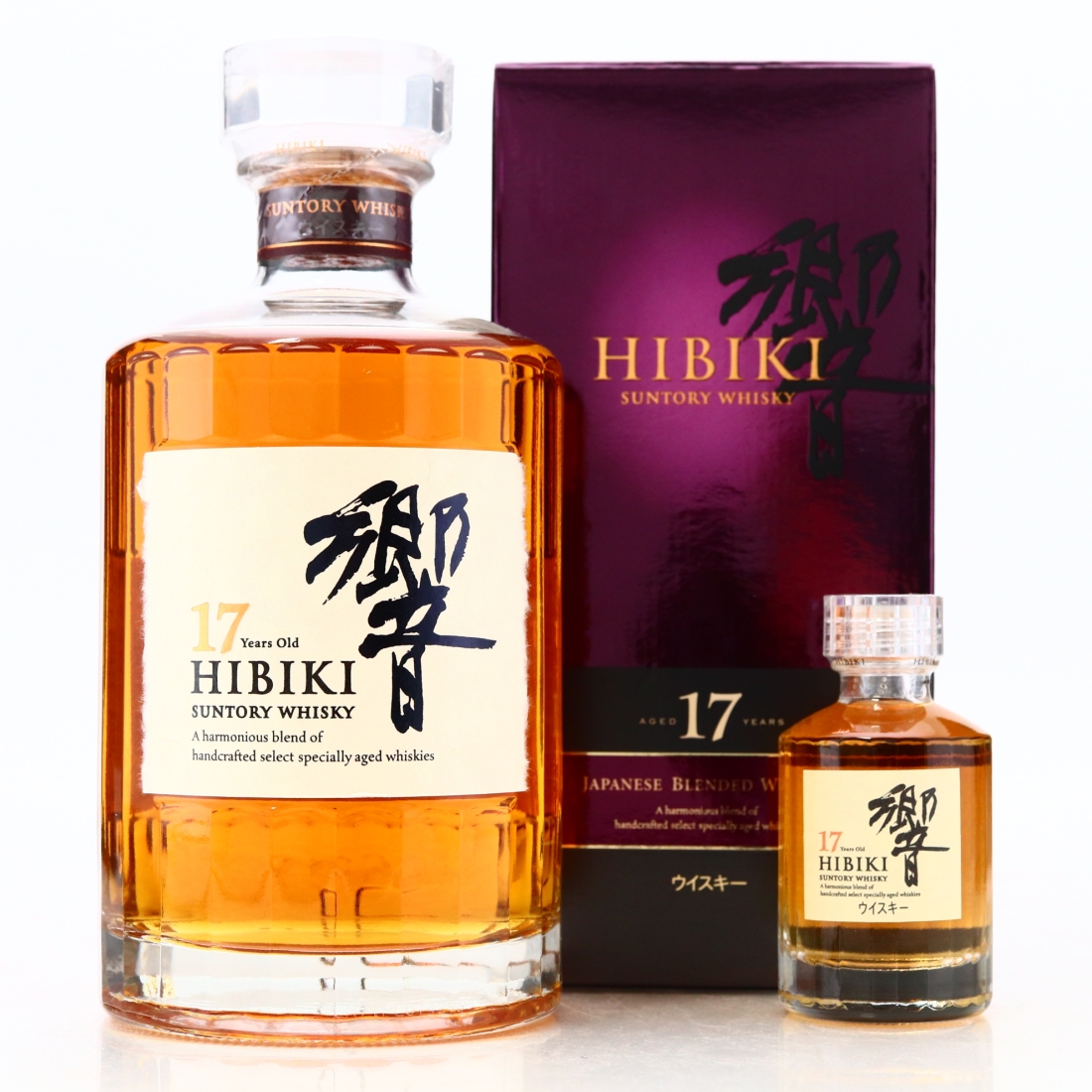 Hibiki 17 Year Old with Miniature