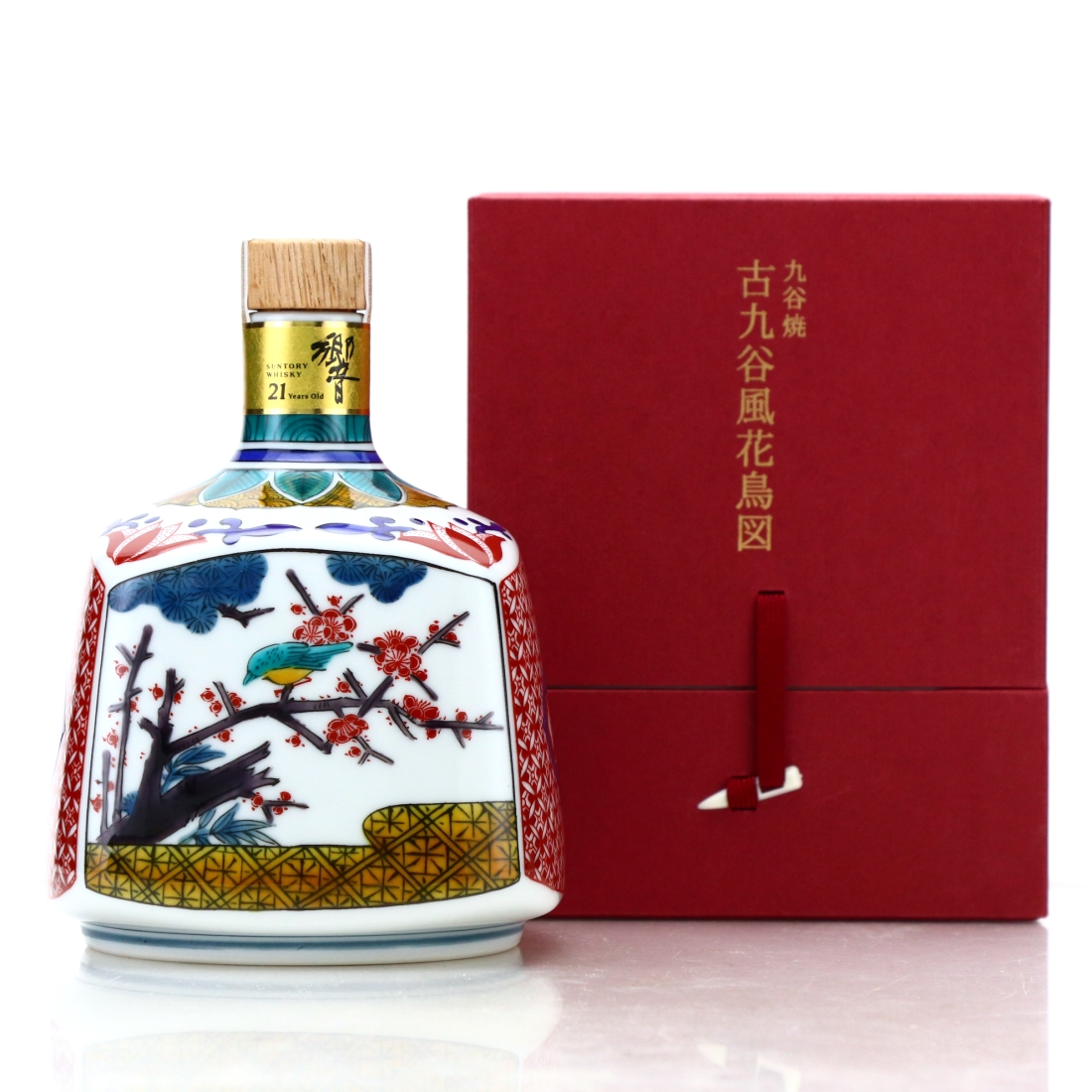 Hibiki Suntory Whisky 21 Year Old Ceramic Kutani Decanter 2002 Release