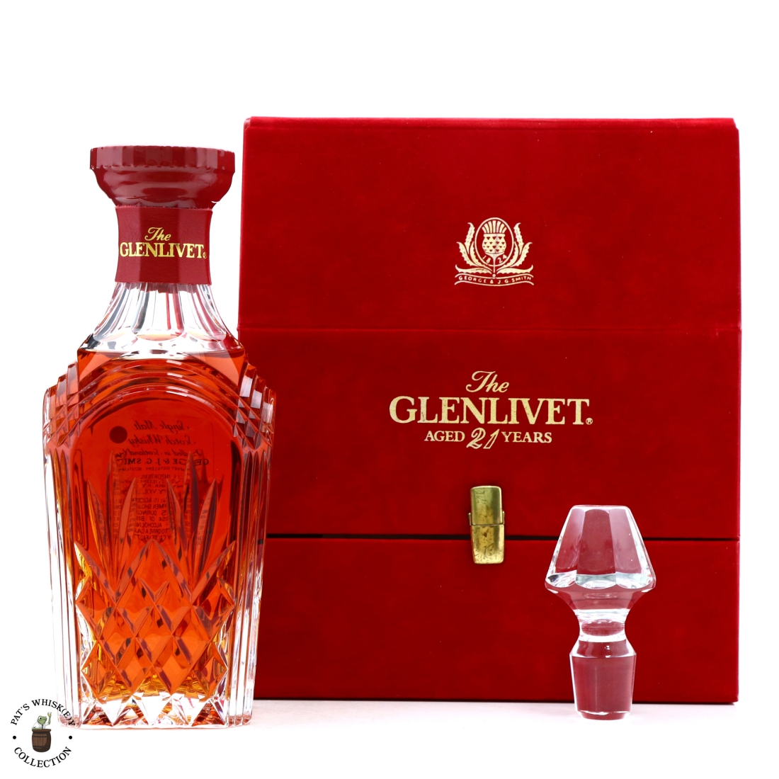 Glenlivet 21 Year Old Stuart Crystal Decanter 75cl / US Import