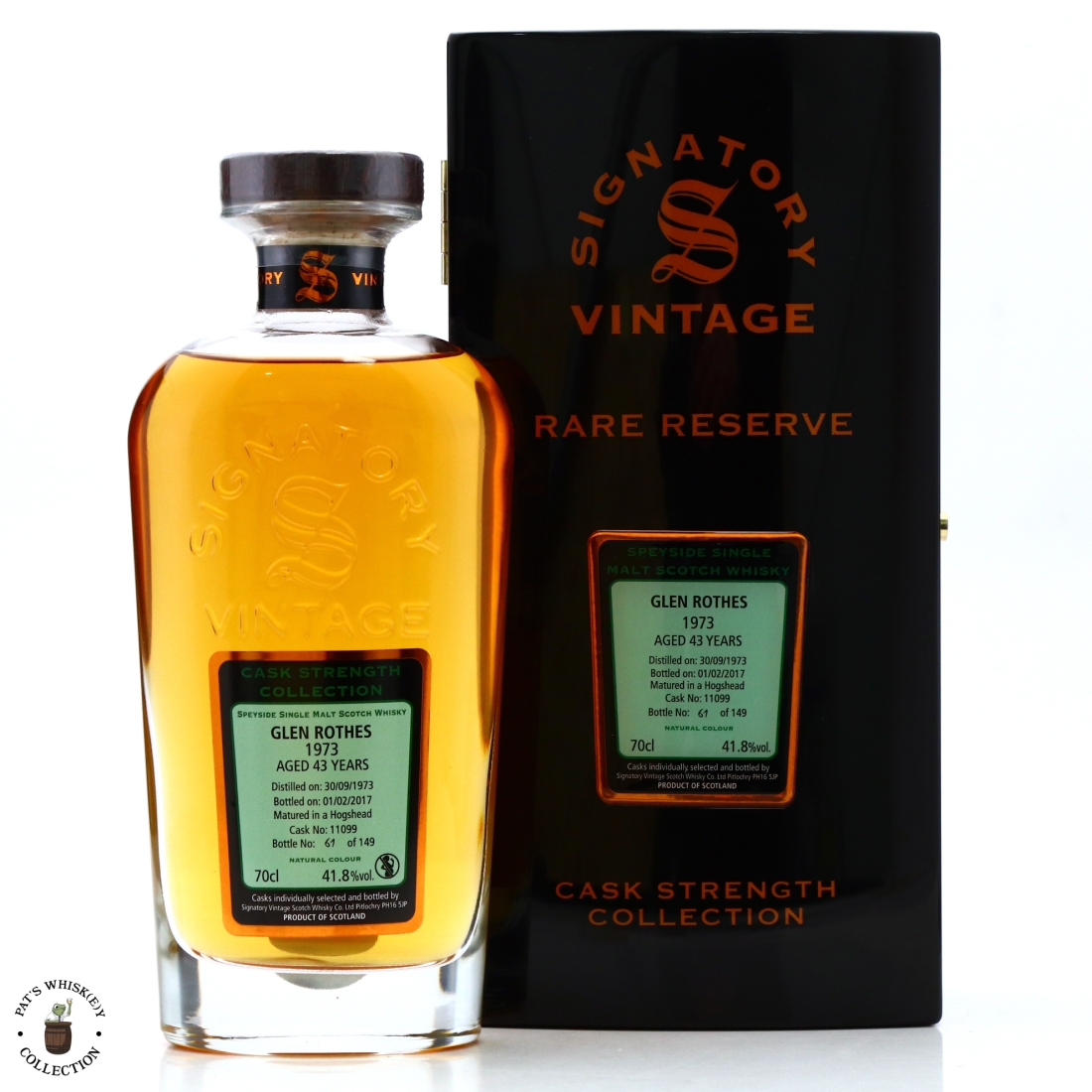 Glenrothes 1973 Signatory Vintage 43 Year Old Cask Strength