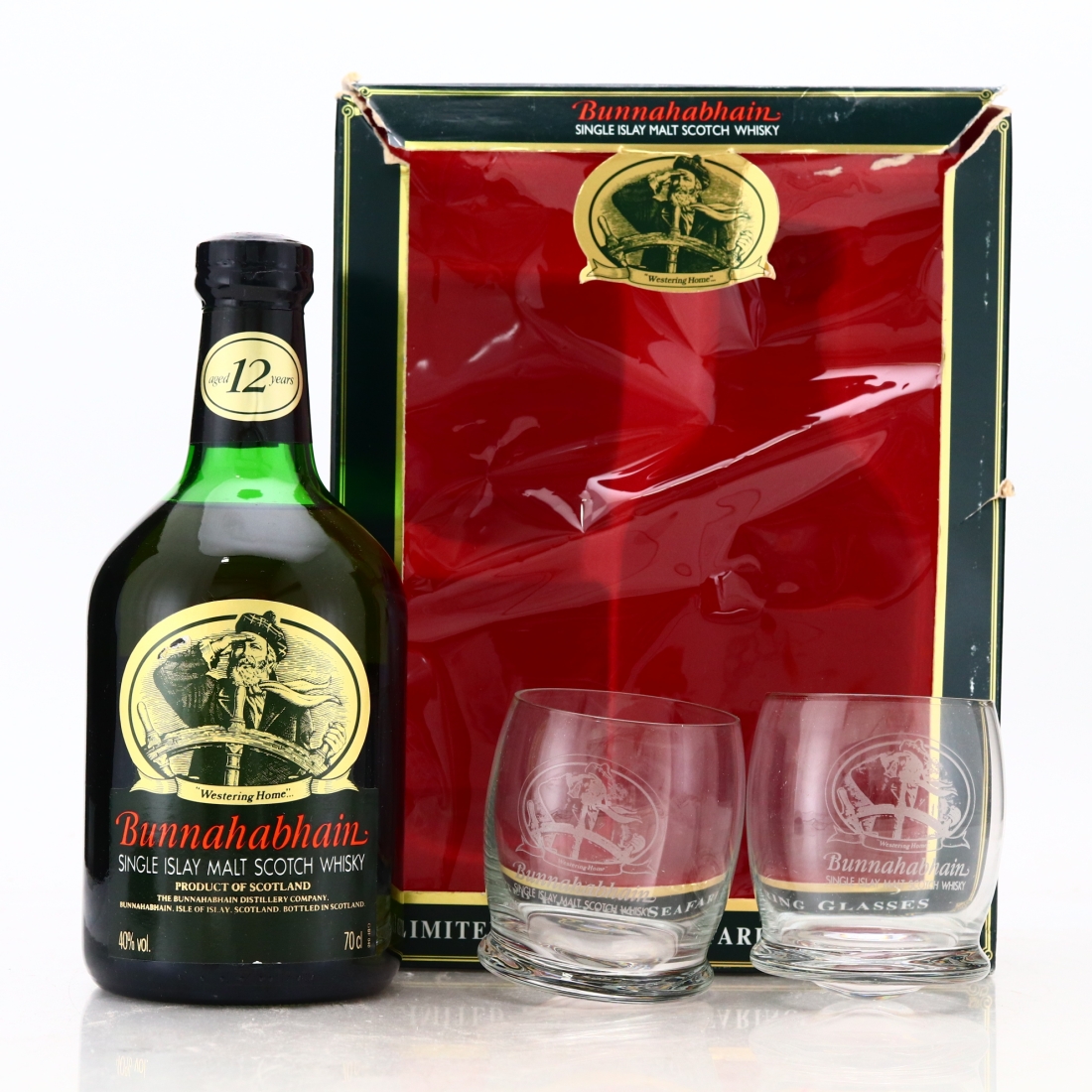 Bunnahabhain 12 Year Old Gift Pack / Including Two Branded Glasses