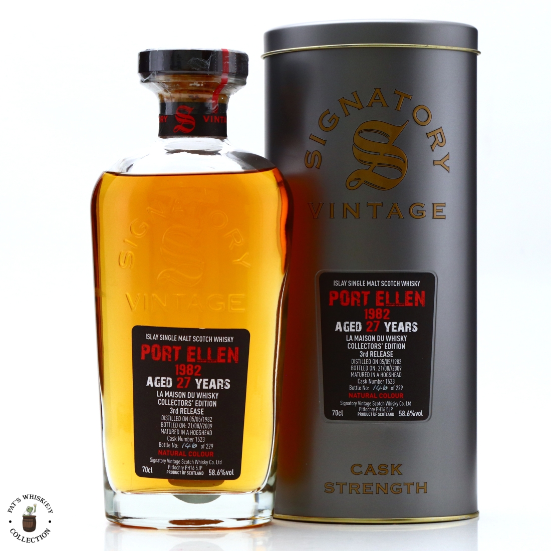 Port Ellen 1982 Signatory Vintage 27 Year Old Cask Strength / LMDW