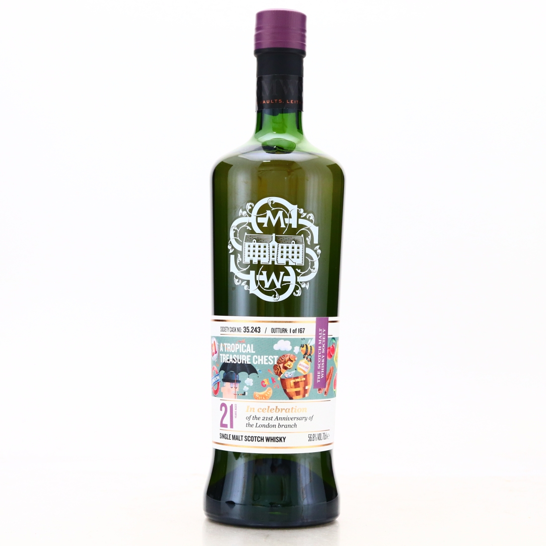 Glen Moray 21 Year Old SMWS 35.243 / 21st Anniversary of the London Branch