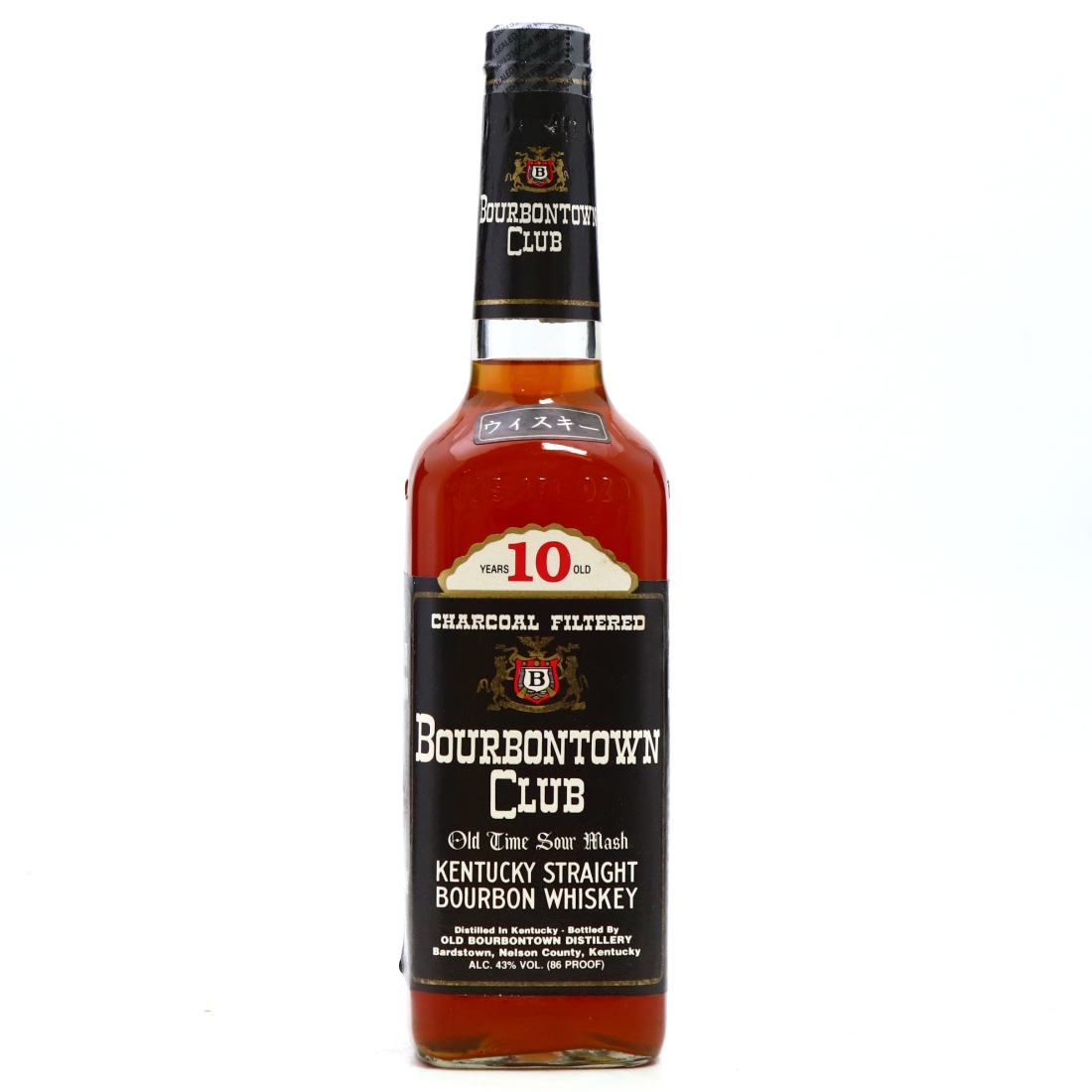 Bourbontown Club 10 Year Old 1989 / Japanese Import