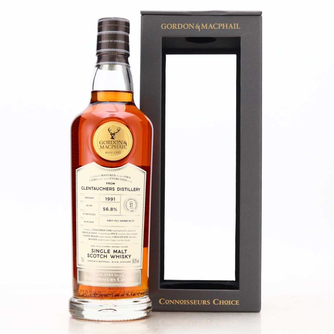 Glentauchers 1991 Gordon and MacPhail 27 Year Old