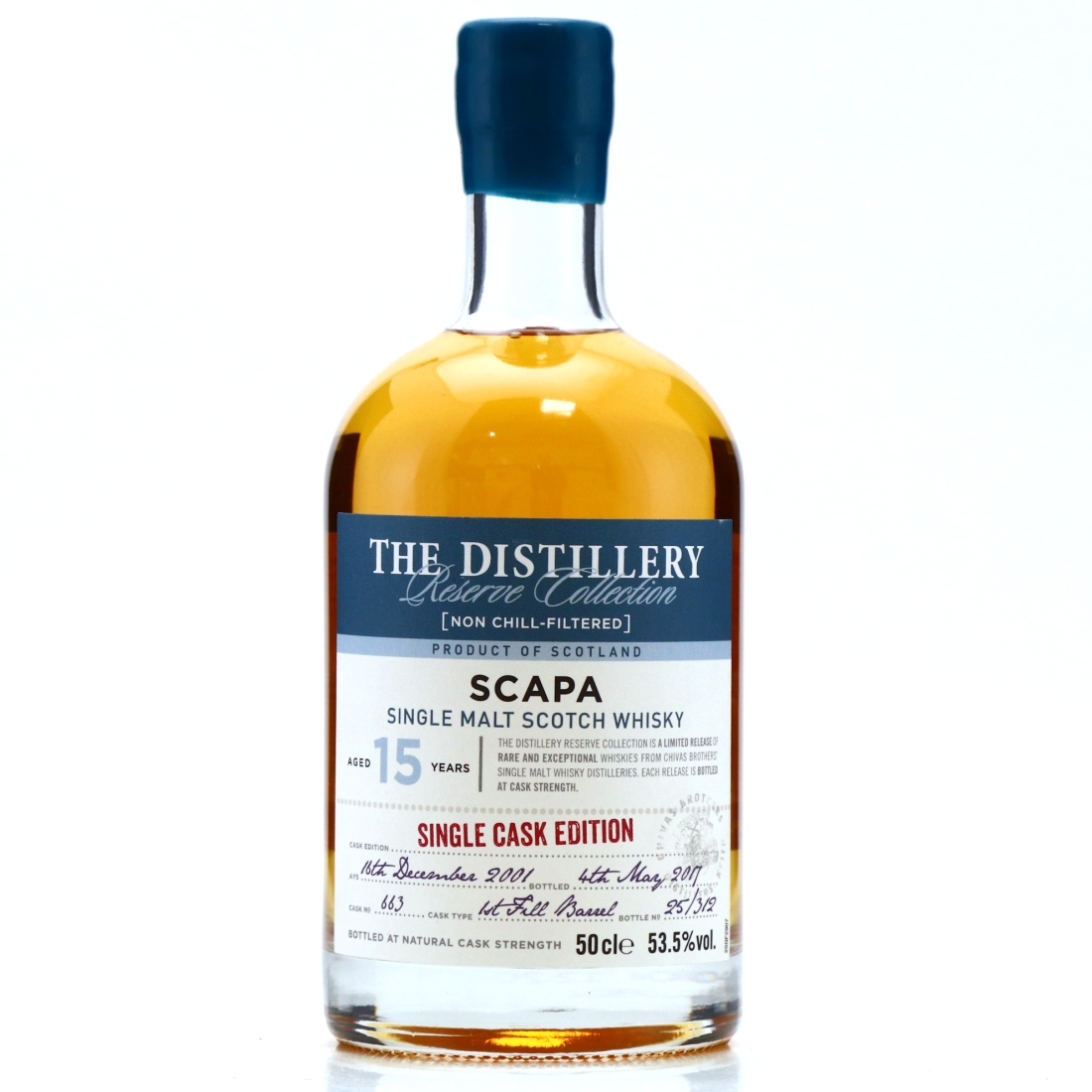 Scapa 2001 Reserve Collection 15 Year Old 50cl / Single Cask Edition​​​​​​​