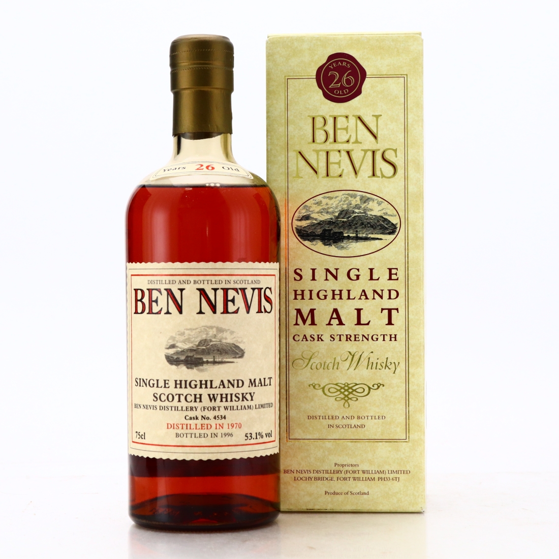 Ben Nevis 1970 Single Cask 26 Year Old #4534 75cl