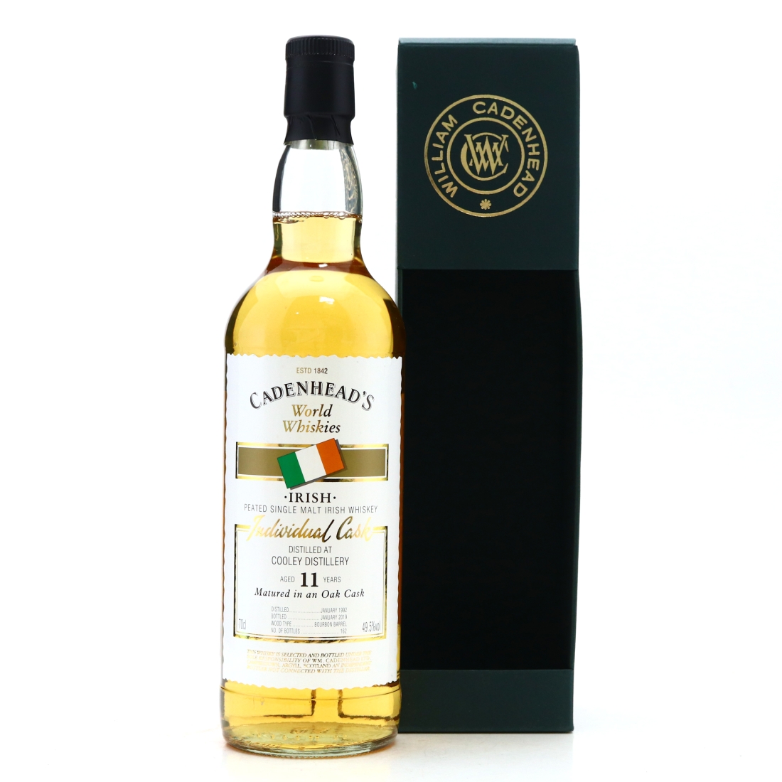 Cooley 1992 Cadenhead's 11 Year Old World Whiskies