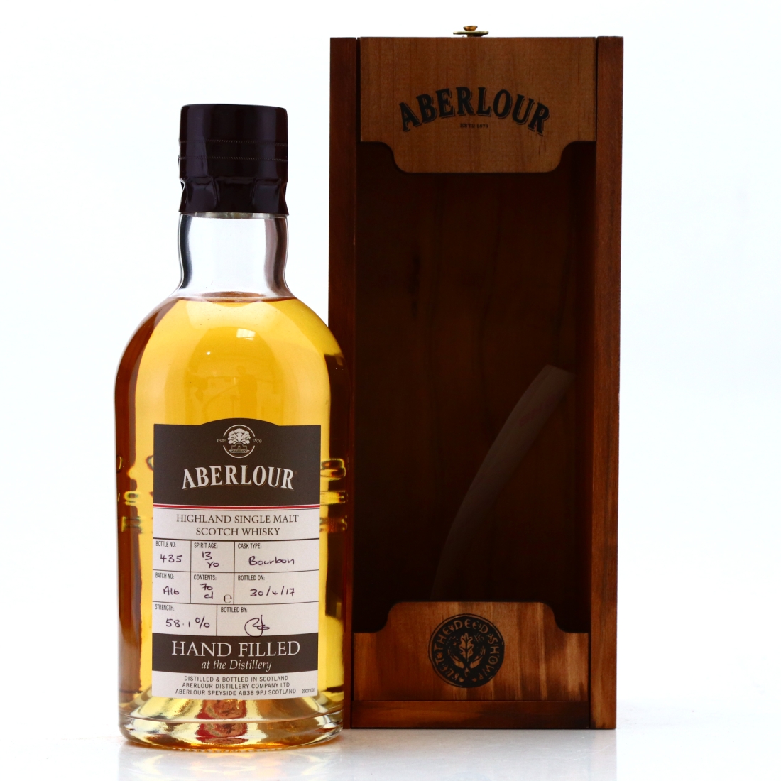 Aberlour 13 Year Old Hand Filled Bourbon Cask / Batch #A16