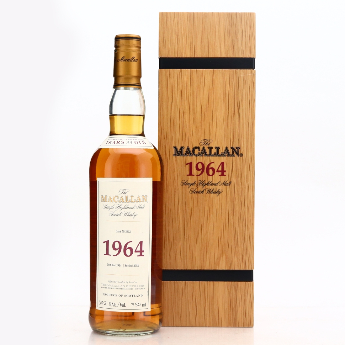 Macallan 1964 Fine and Rare 37 Year Old #3312 75cl