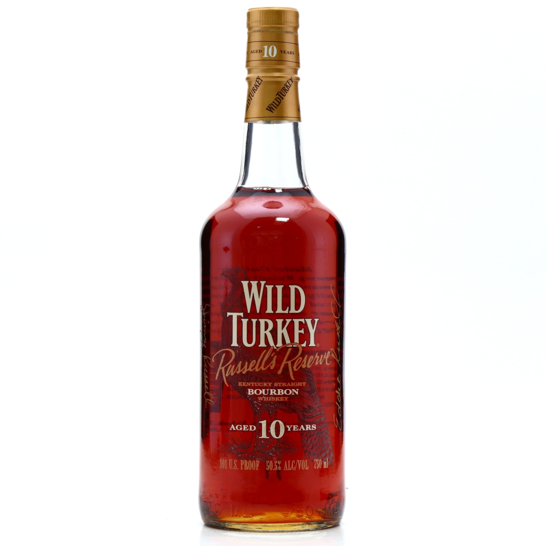 Wild Turkey 10 Year Old Russell's Reserve 101 Proof 1998 / Signed