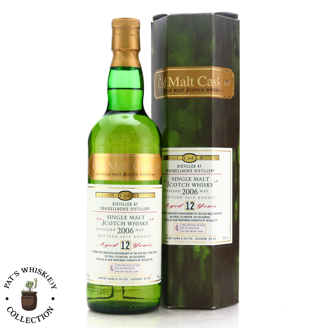 Craigellachie 2006 Hunter Laing 12 Year Old / Old Malt Cask 20th Anniversary