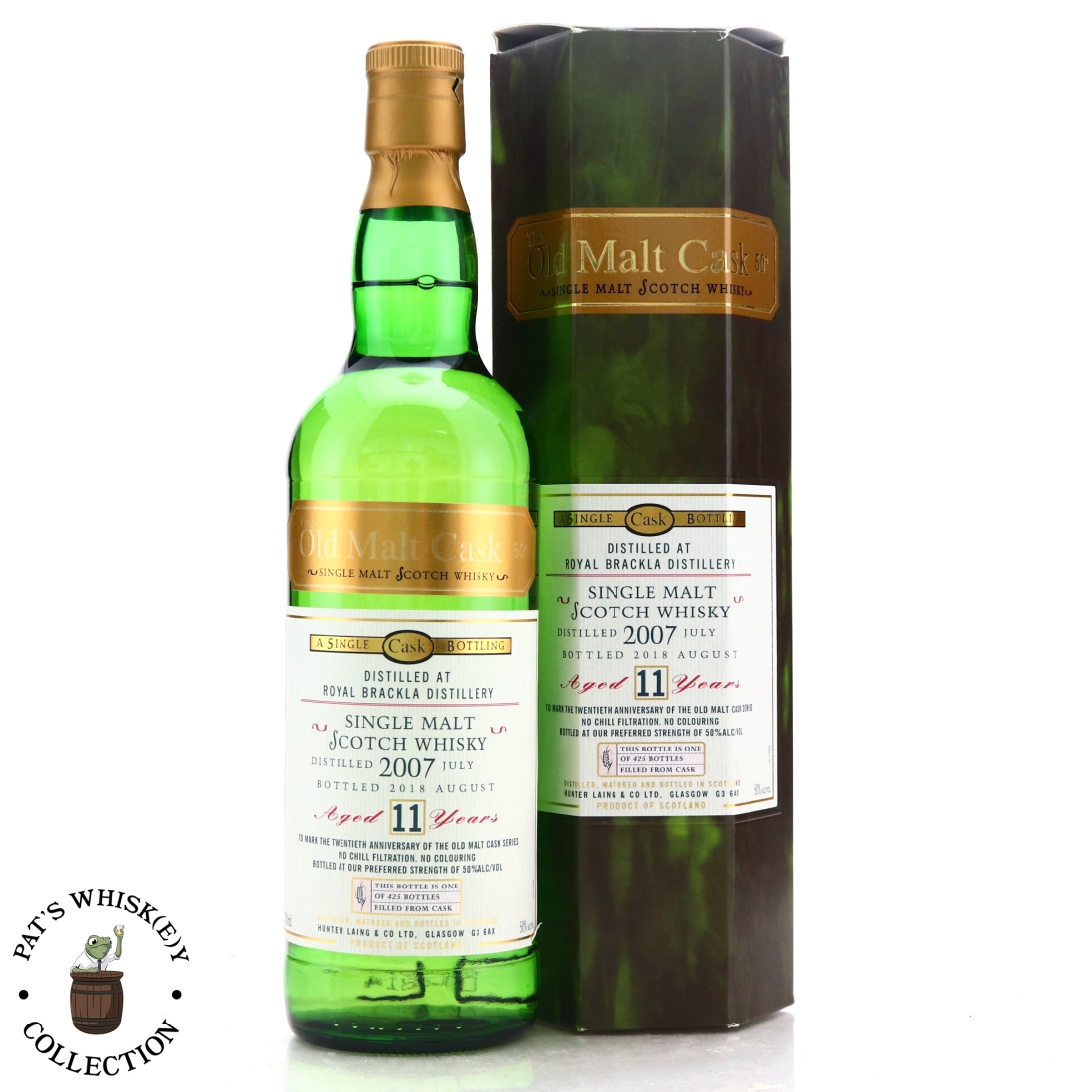Royal Brackla 2007 Hunter Laing 11 Year Old / Old Malt Cask 20th Anniversary