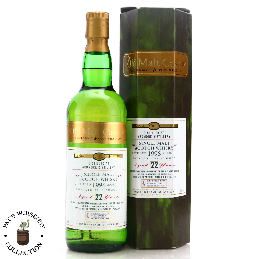 Ardmore 1996 Hunter Laing 22 Year Old / Old Malt Cask 20th Anniversary