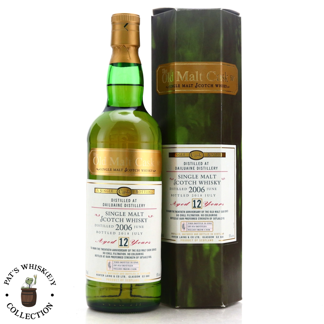 Dailuaine 2006 Hunter Laing 12 Year Old / Old Malt Cask 20th Anniversary