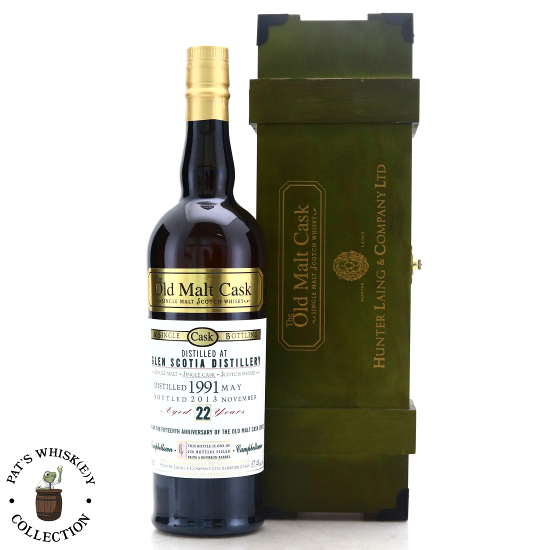 Glen Scotia 1991 Hunter Laing 22 Year Old / Old Malt Cask 15th Anniversary
