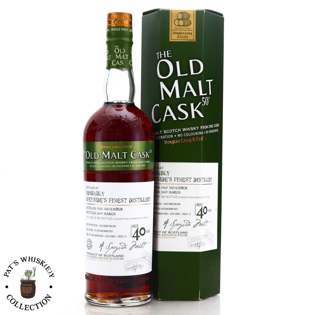 Glenfarclas 'Probably Speyside's Finest' 1968 Douglas Laing 40 Year Old Sherry Cask