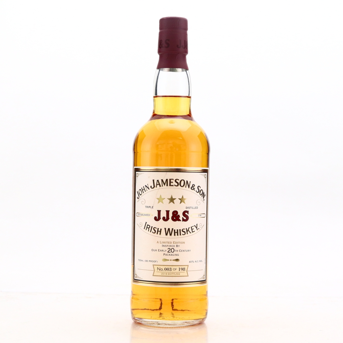 Jameson 20th Century Packaging 2016 Release / Bottle #3