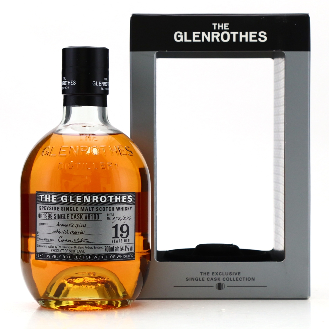 Glenrothes 1999 19 Year Old Single Cask #8190 / World of Whiskies