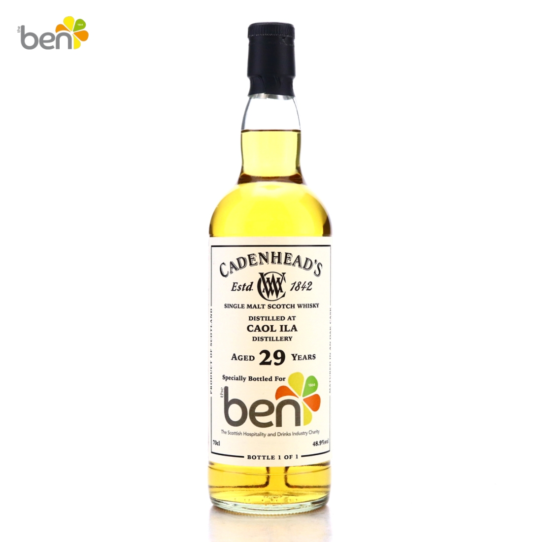 Caol Ila 29 Year Old Cadenhead's for The Ben - Charity Lot