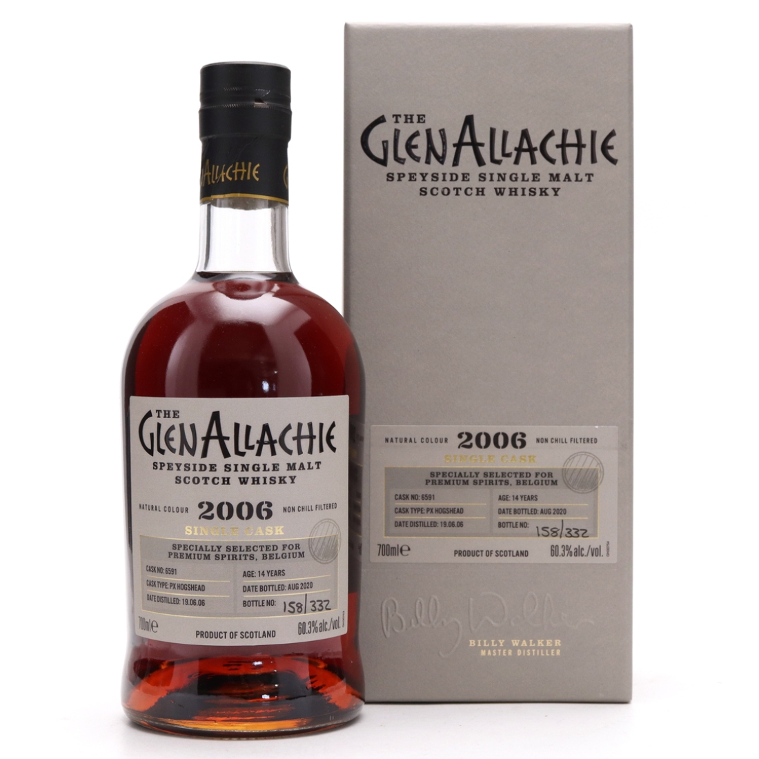 Glenallachie 2006 Single PX Cask 14 Year Old #6591 / Belgium