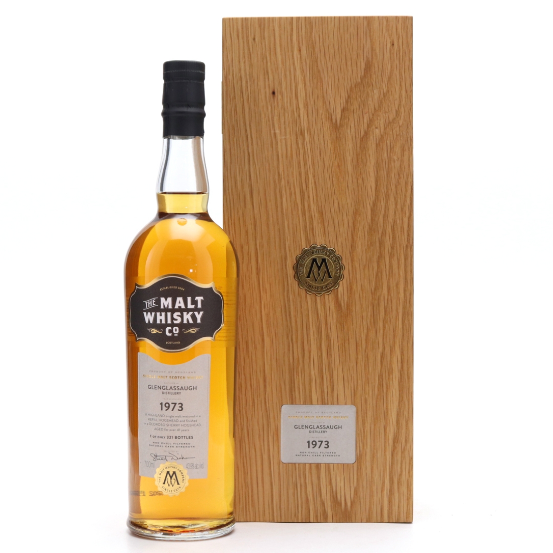 Glenglassaugh 1973 Malt Whisky Co 41 Year Old