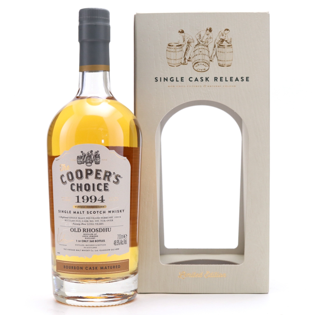 Old Rhosdhu 1994 Cooper's Choice 25 Year Old