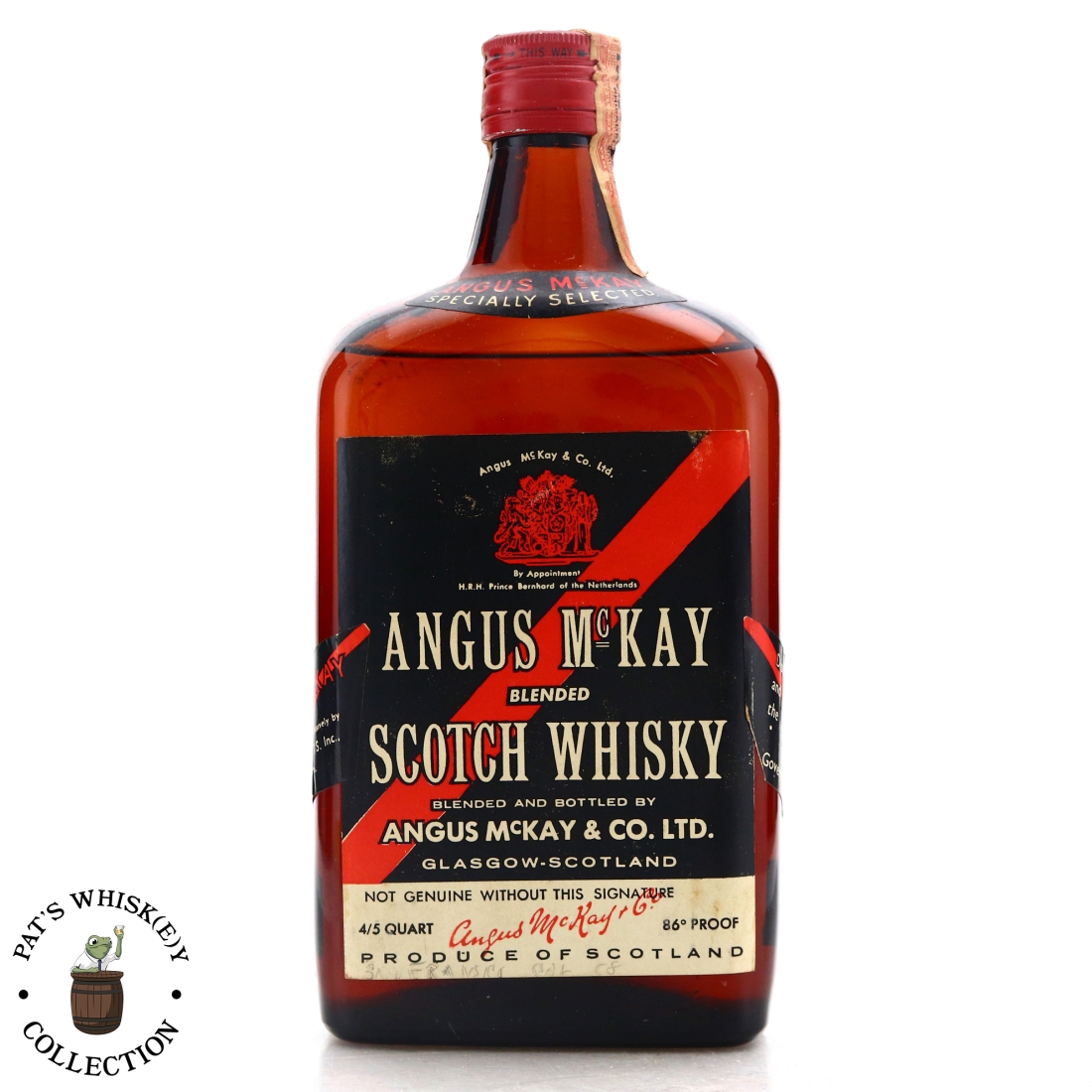 Angus McKay Blended Scotch Whisky 1940s / US Import