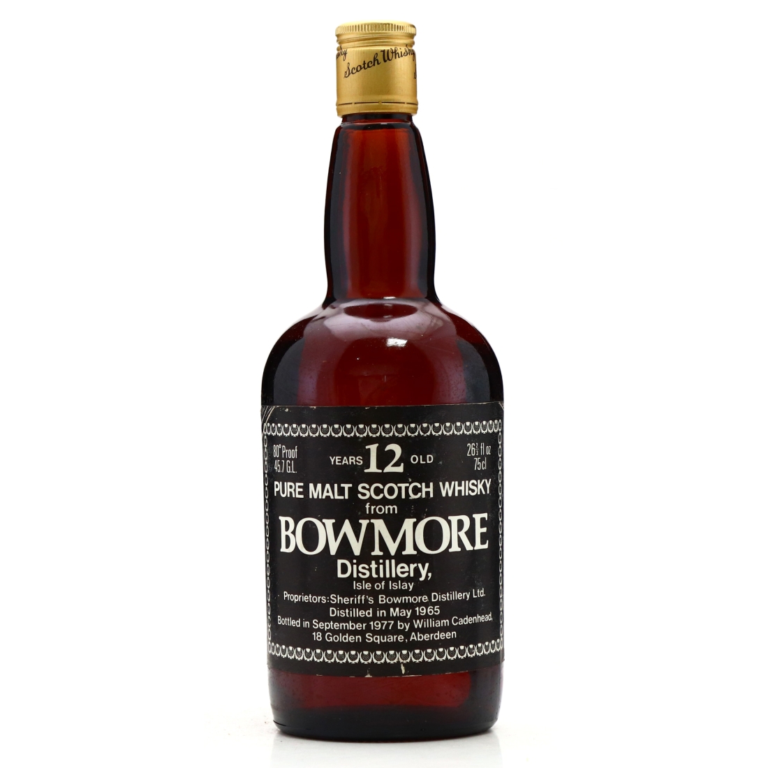 Bowmore 1965 Cadenhead's 12 Year Old