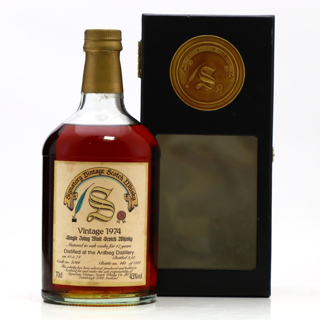 Ardbeg 1974 Signatory Vintage 17 Year Old
