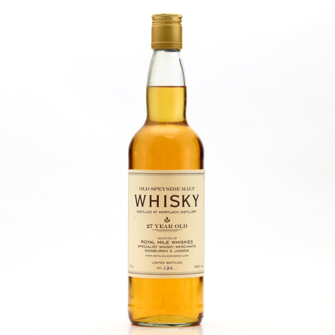 Mortlach 27 Year Old / Royal Mile Whiskies