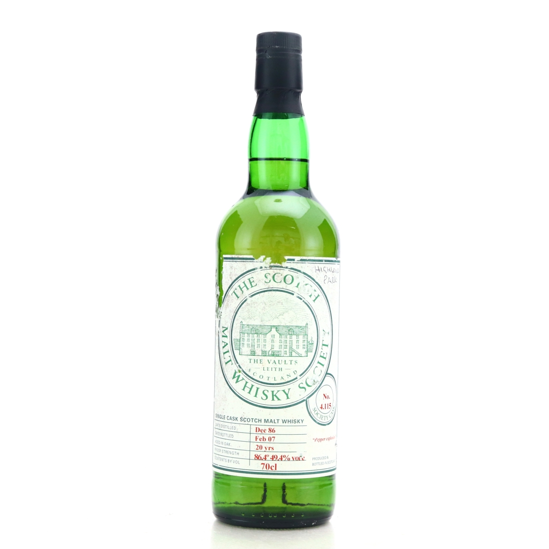 Highland Park 1986 SMWS 20 Year Old 4.115