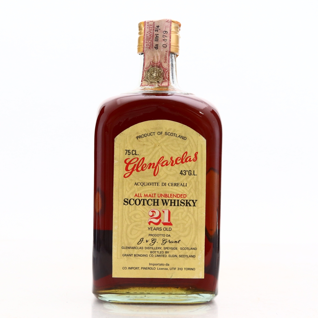 Glenfarclas 21 Year Old 1970s / Edward and Edward