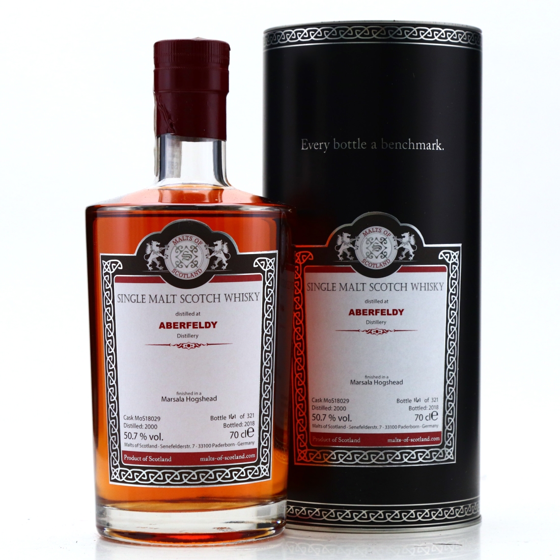 Aberfeldy 2000 Malts of Scotland Marsala Hogshead