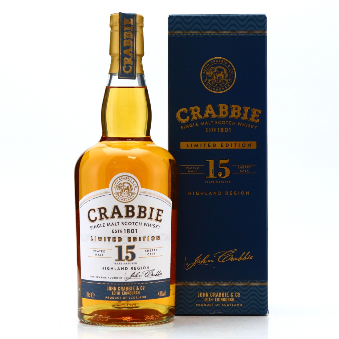 Crabbie 15 Year Old Highland Single Malt