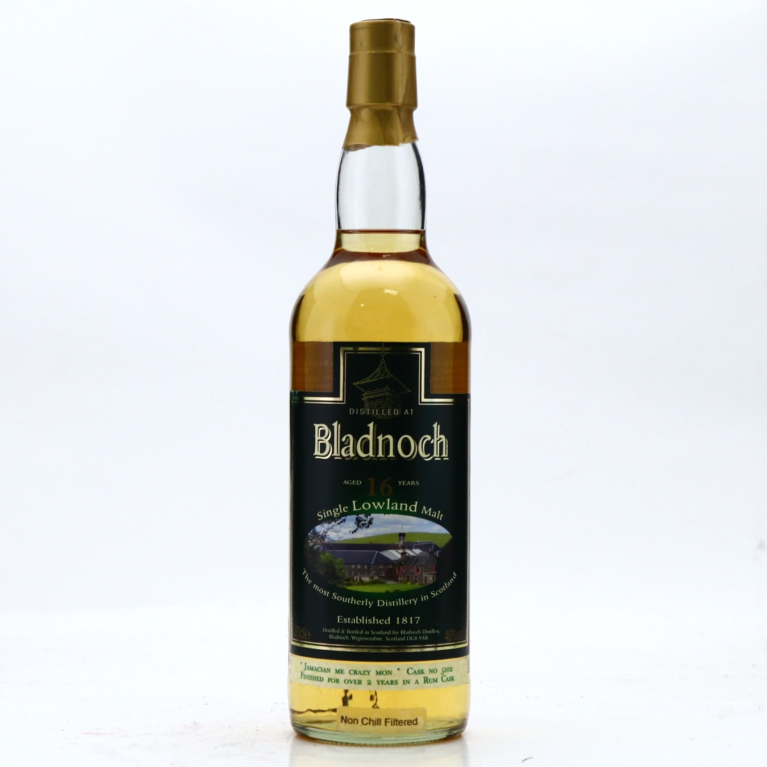 Bladnoch 16 Year Old Rum Finish 1990s