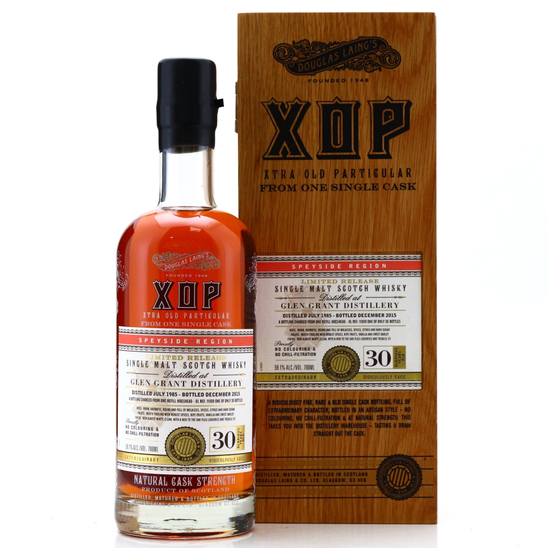 Glen Grant 1985 Douglas Laing 30 Year Old XOP