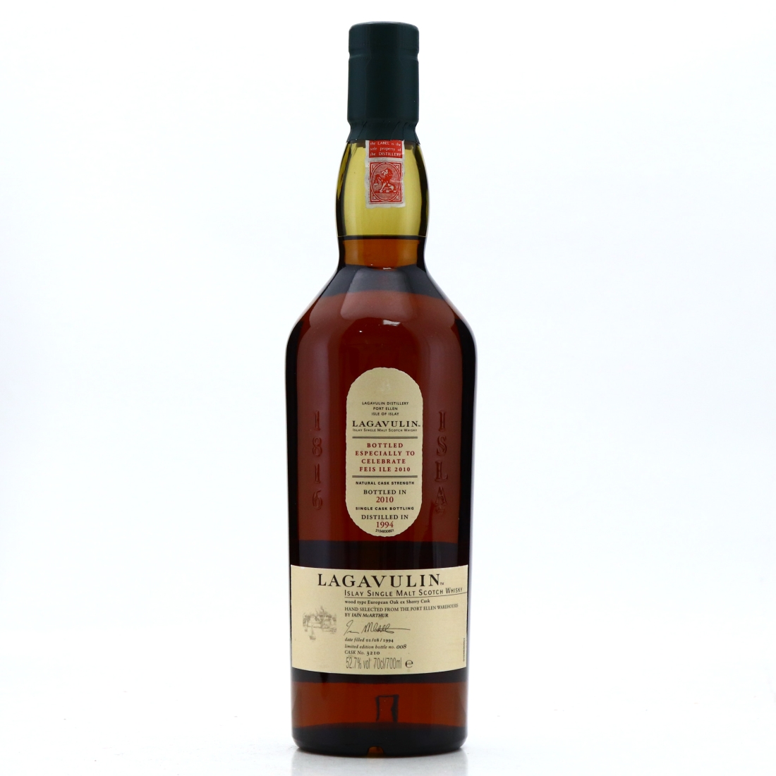 Lagavulin 1994 Single Cask #3210 / Feis Ile 2010