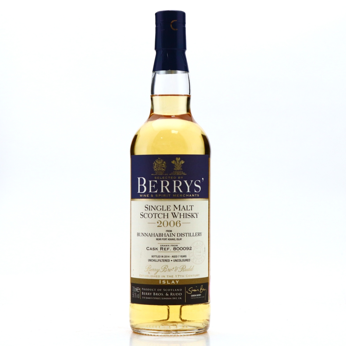 Bunnahabhain 2006 Berry Bros and Rudd 7 Year Old